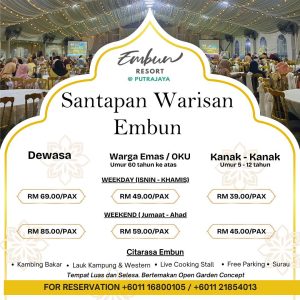 Ramadan Buffet - Weekend (Jumaat- Ahad)